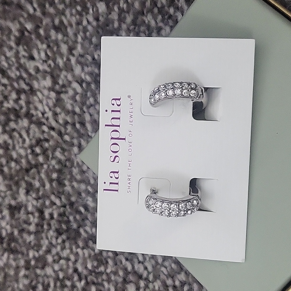 Lia Sophia small hoops